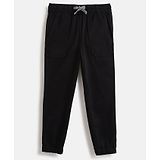 Campana Cotton Elastane Solid Jogger Pant - Black