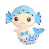 Tickles Cute Mermaid Soft Doll Stuffed Plush Toy for Kids Girls Birthday Gifts (Color: Blue Height 20 cm)