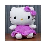 Tickles Cute Hello Kitty Soft Stuffed Plush Animal Toy for Kids Birthday Gift (Color: Purple Height 28 cm)