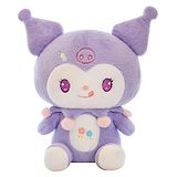 Tickles Cute Anime Cartoon Character Soft Stuffed Plush Toy for Kids Birthday Gift (Color: Purple; Size: 26 cm)