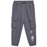 PUMA Trolls Featuring Branch Printed & Pocket Detailed Pant - Grey