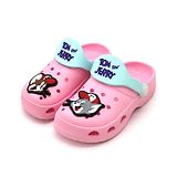 Svaar Tom & Jerry Featuring Characters Applique Detailed Perforated Clogs - Baby Pink