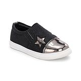 TUSKEY Star Patch Detailed Moccasins Shoes - Black