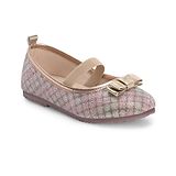 TUSKEY Bow Applique Detailed Slip On Ballerinas - Golden