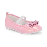 TUSKEY Bow Applique Detailed Ballerinas - Pink