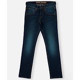 Pepe Jeans Ankle Length Washed Solid Jeans - Navy Blue