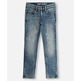 Pepe Jeans Ankle Length Washed Jeans - Royal Blue