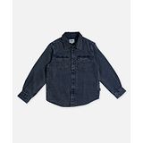 Pepe Jeans Woven Full Sleeves Solid Shirt - Navy Blue