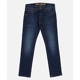 Pepe Jeans Ankle Length Washed Jeans - Navy Blue