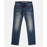 Pepe Jeans Ankle Length Washed Jeans - Royal Blue