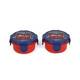 Disney Pixar Car Lunch Box Pack of 2 - Blue Red