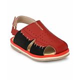 Tuskey Velcro Closure Sandals - Red