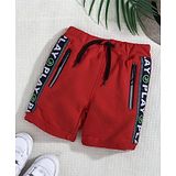 Little Kangaroos Shorts With Drawstring - Red