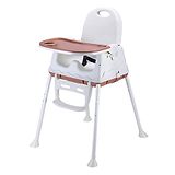 Syga Height Adjustable High Chair - Brown