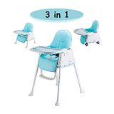 Syga 3 in 1 Cushioned High Chair - Blue