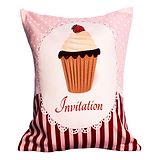 Little Nests Cushion Cover Sweet Dreams Invitation Printed - Pink