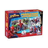 Marvel Spiderman Jigsaw Puzzle Set Of 3 Multicolour - 60 Pieces