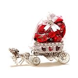 Skylofts Horse Carriage Chocolate Holder Gift Set - Red