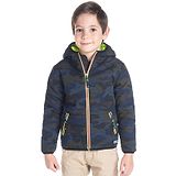 Cherry Crumble By Nitt Hyman Cherry Crumble by Nitt Hyman Camouflage Print Hooded Jacket - Dark Grey