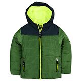 Cherry Crumble By Nitt Hyman Cherry Crumble by Nitt Hyman Solid Full Sleeves Quilted Jacket - Green