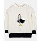 Cherry Crumble By Nitt Hyman Cherry Crumble by Nitt Hyman Goose Patch Full Sleeves Sweatshirt - Off-White