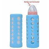 Safe-O-Kid Silicone Insulated Feeding Bottle Cover Blue - Fits to 250 ml Bottle