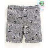 Fox Baby Shorts Happy Smiles Print - Grey