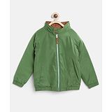 Cherry Crumble By Nitt Hyman Full Sleeves Solid Colour Jacket - Green