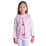 Cherry Crumble By Nitt Hyman Sleeveless Solid Colour Cardigan - Pink