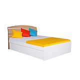 Alex Daisy by Tiffany Alex Daisy Queen Size Wooden Bed Country - Oak & White