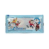 Doraemon Sparkle Pencil Pouch - Blue