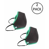 Fastrack Super Shield 4 Layer Reusable Mask Grey - Pack of 2