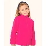 Cherry Crumble By Nitt Hyman Full Sleeves Solid Color Jacket - Navy Blue