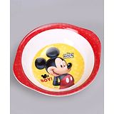 Disney Mickey Mouse And Friends Bowl - White Red