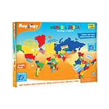 Imagi Make Mapology India and World Map Puzzle Combo Multicolor - 103 Pieces