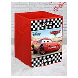 Disney By Kuber Mart Industries Cars Non Woven Fabric Foldable Storage Bin - Black