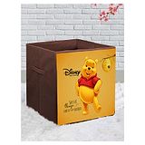 Disney By Kuber Mart Industries Winnie the Pooh Non Woven Fabric Foldable Large Storage Cube - Brown