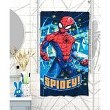 Athom Trendz Marvel Spiderman Bath Towel - Blue