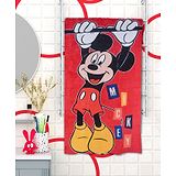 Athom Trendz Disney Mickey Mouse Bath Towel - Red