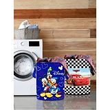 Disney By Kuber Mart Industries Laundry Bag Disney Team Mickey & Car Print Set Of 2 - Blue Black