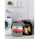 Disney By Kuber Mart Industries Laundry Bag Disney Car & Lion King Print Set Of 2 - Black