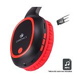 Zebronics Thunder Wireless Bluetooth Headphones - Red