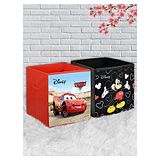 Disney By Kuber Mart IndustriesFoldable Storage Box Mickey Mouse & Disney Car Print Pack Of 2  - Red Black