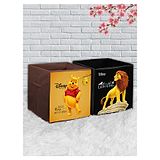 Disney By Kuber Mart Industries Winnie The Pooh & Lion King Storage Boxes Pack of 2 - Black Brown