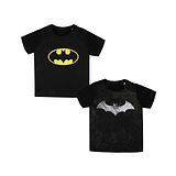 Batman DC By Wear Your Mind Batman By Crossroads Pack Of 2 Half Sleeves Batman Print Tees - Black