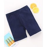 Fox Baby Solid Color Shorts - Navy Blue