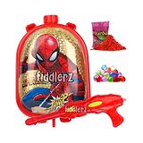 Fiddlerz Holi Pichkari Water Gun Toy with Back Holding Tank With Holi Combo of 100 Water Balloons & 1 Pkt Holi Gulal