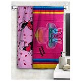 Athom Trendz Disney Minnie & Mickey Mouse Printed Large Bath Towels Pack of 2 - Multicolour