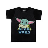 Disney By Wear Your Mind Disney By Crossroads Half Sleeves Star Wars Graphic Print T-Shirt - Black