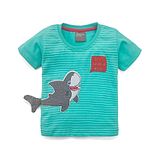 Little Kangaroos Half Sleeves Striped Tee - Blue